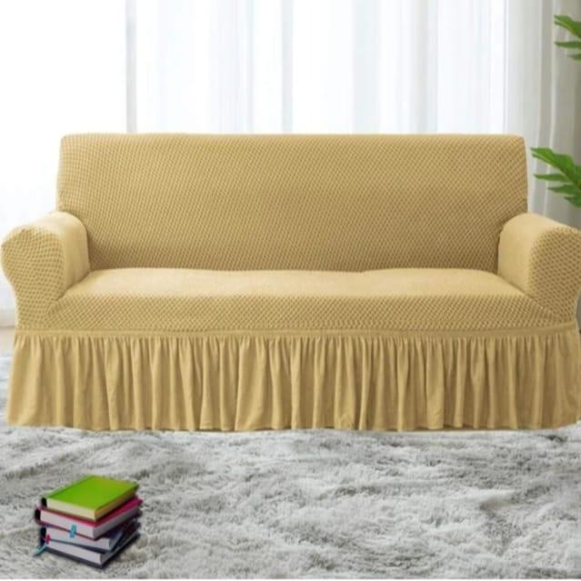 7 Seater Mesh Plain Sofa Covers