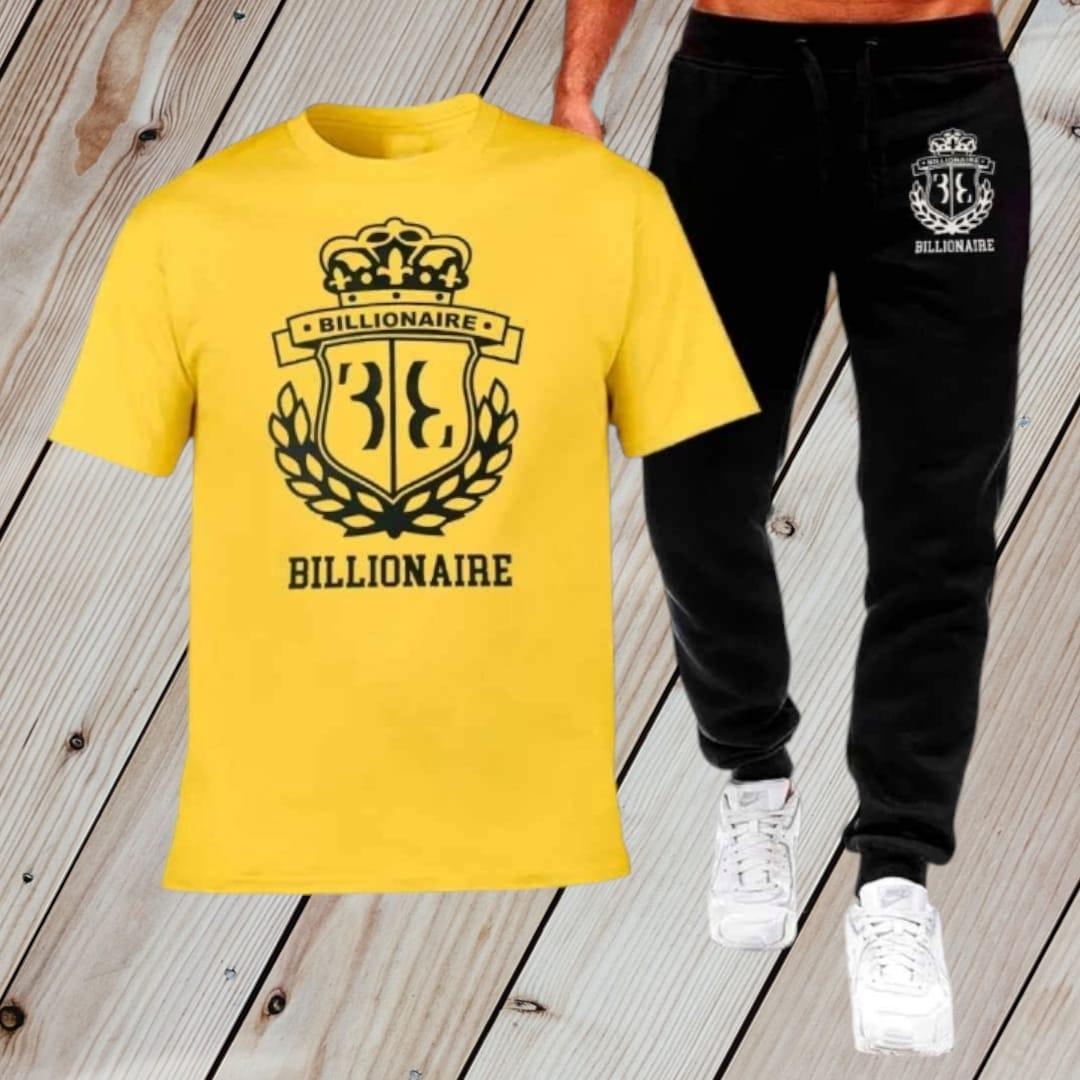 Men's Printed Polyester Track Suit - 2 Pcs Set