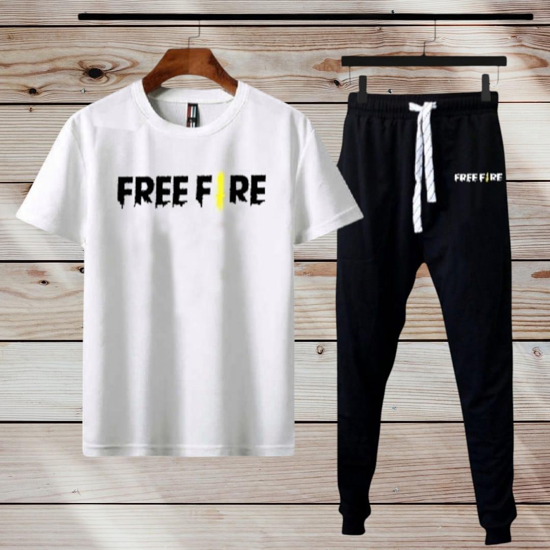 Men's Printed Polyester Track Suit - 2 Pcs Set