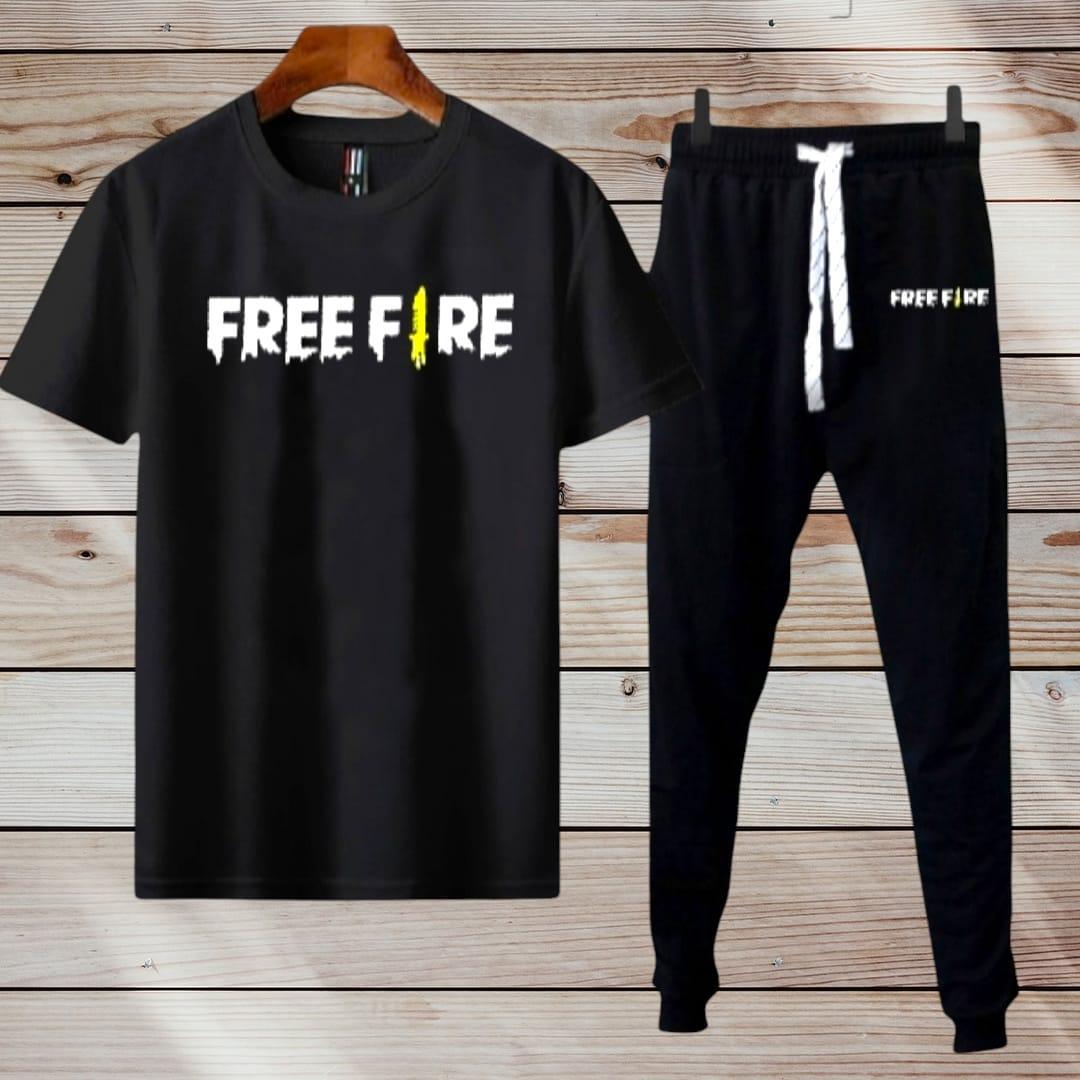 Men's Printed Polyester Track Suit - 2 Pcs Set