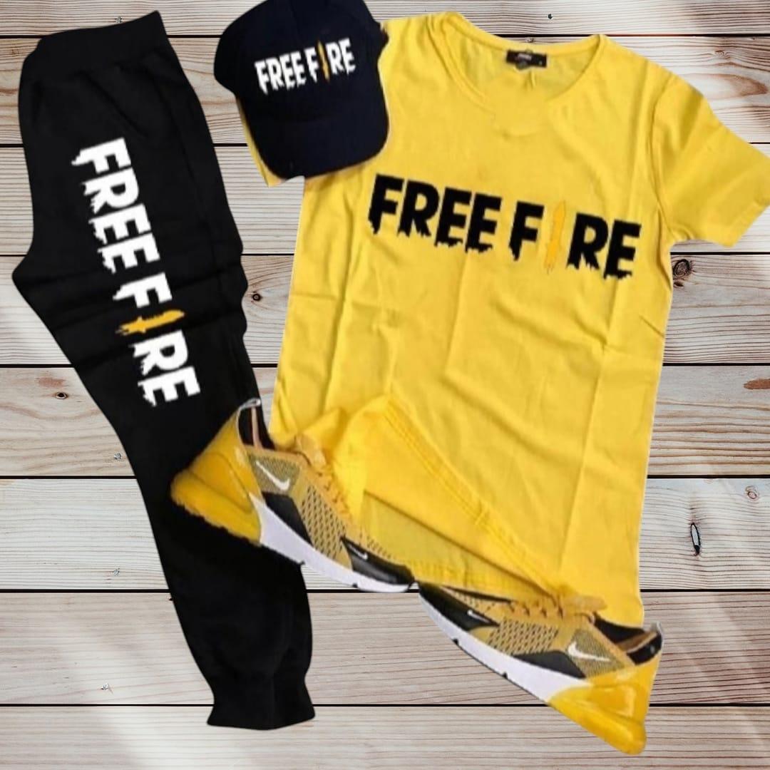 Men's Printed Polyester Track Suit - 2 Pcs Set