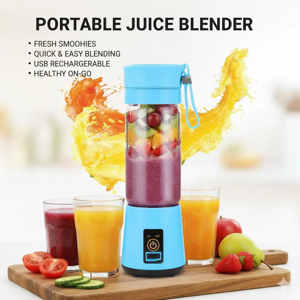 Juicer Blender – Portable USB Rechargeable