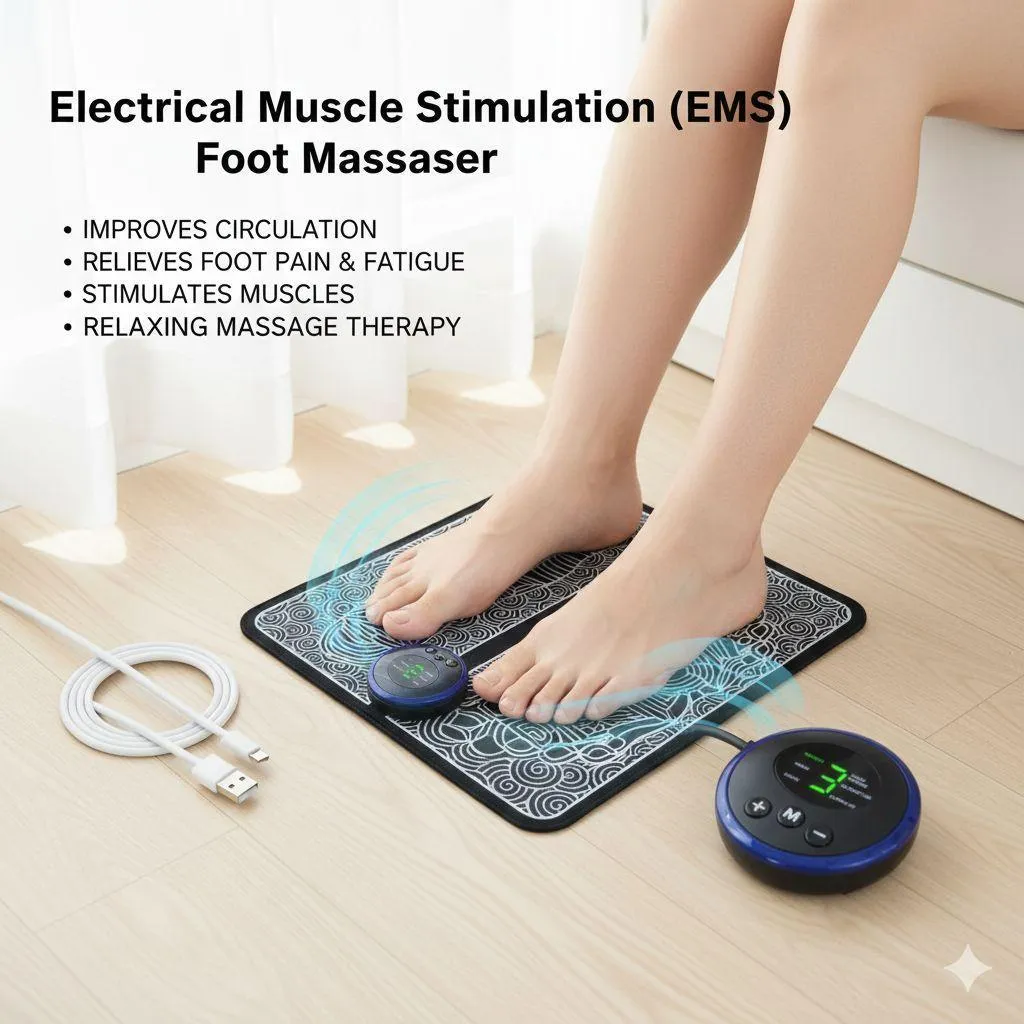 EMS Foot Massager Mat–Portable Folding Pad