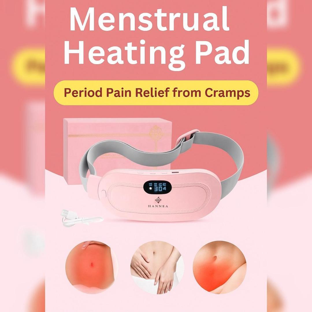 Electric Menstrual Heating Pad Period Cramp Relief Belt