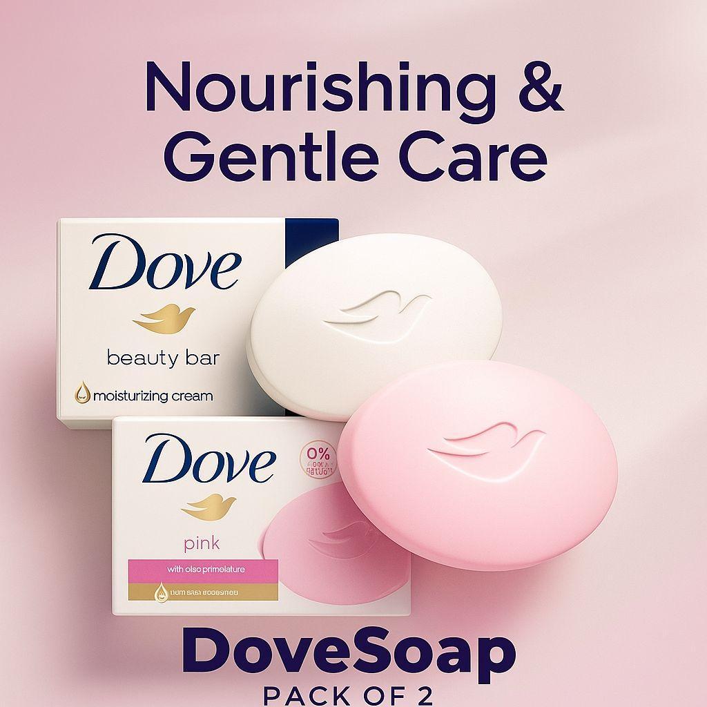 Dove Soap, Pack of 2