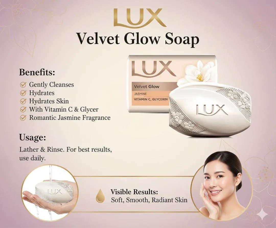 Lux Velvet Glow BeautySoap – For Radiant, Soft Skin