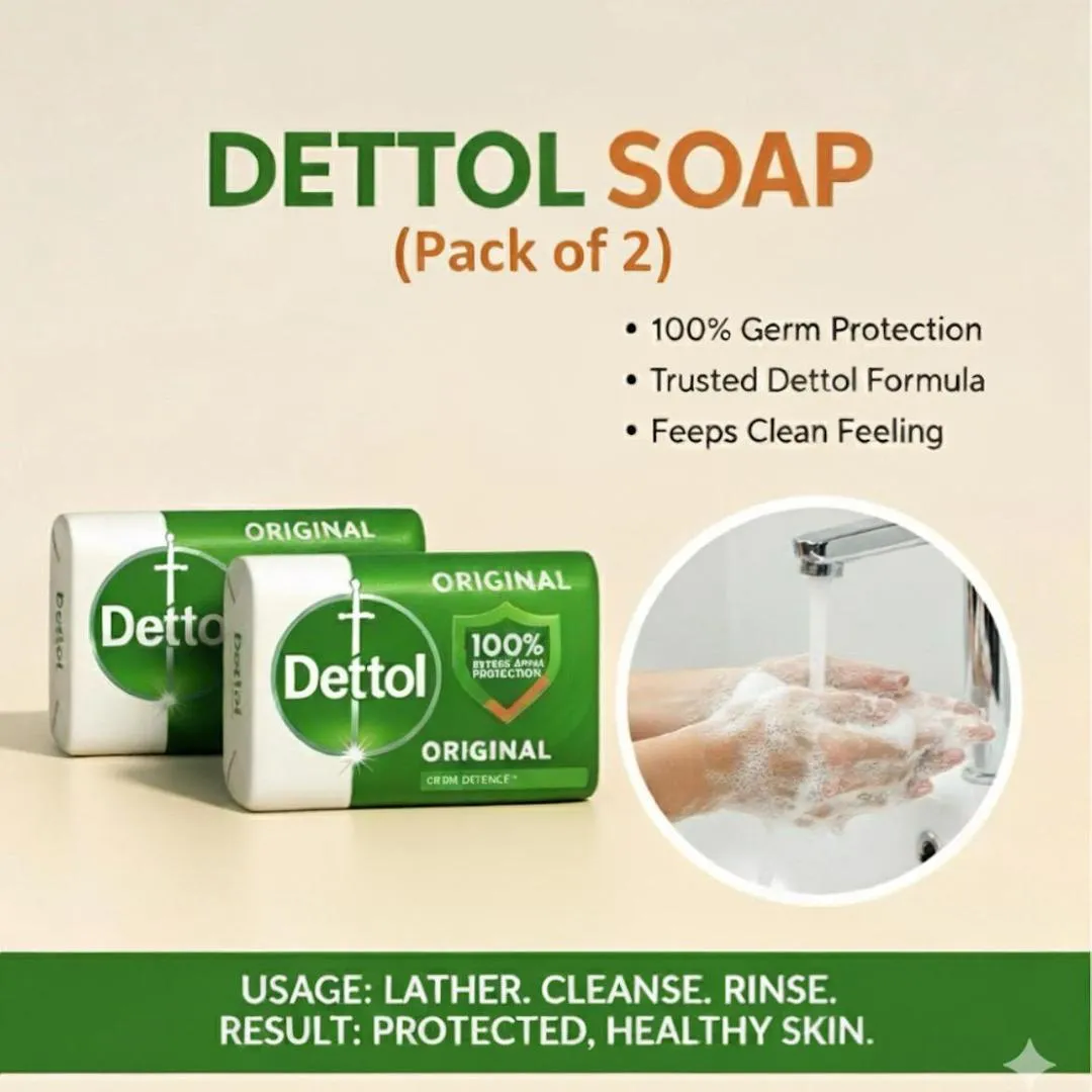 Dettol Antibacterial Soap – Trusted Protection for Healthy Skin