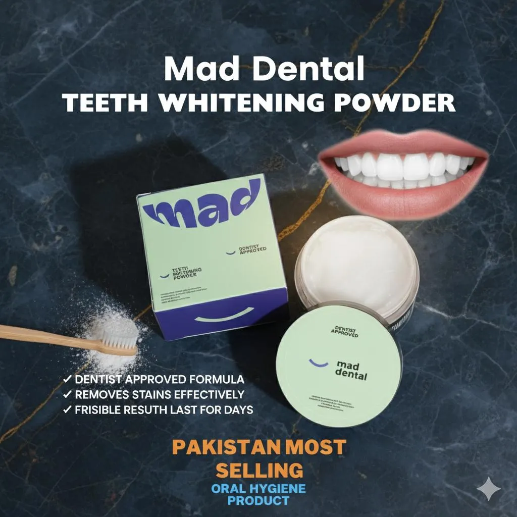 Mad Dental – Instant Teeth Whitening Powder