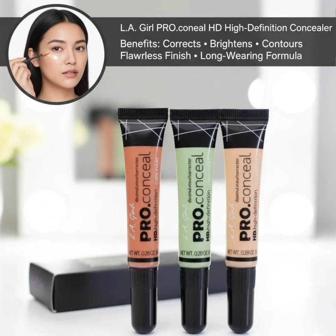 L.A. Girl HD Pro Conceal Trio: Flawless Finish Multi-Use Concealer