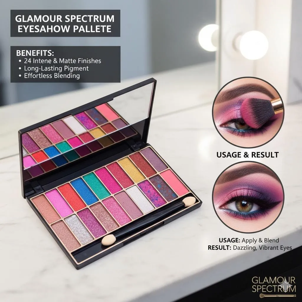 20-Color Eyeshadow Palette