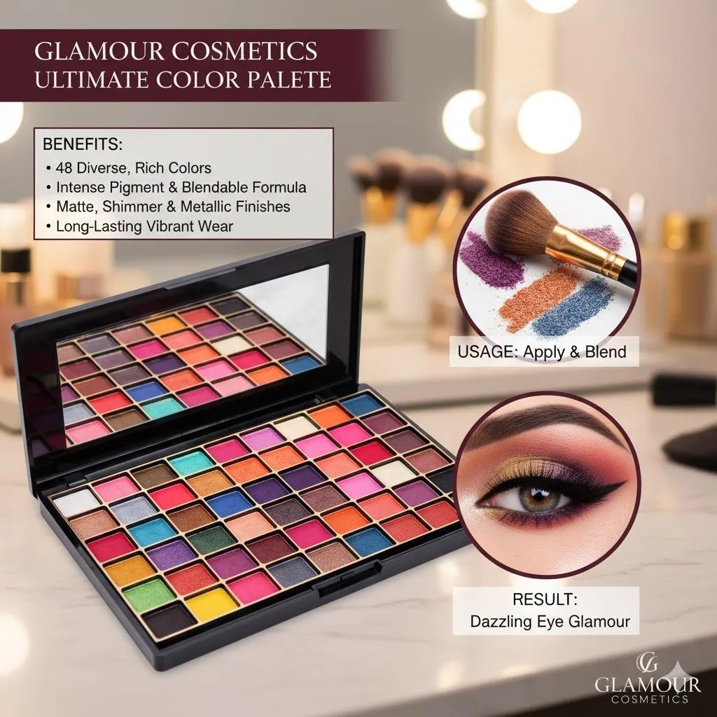 48-Color Eyeshadow Palette