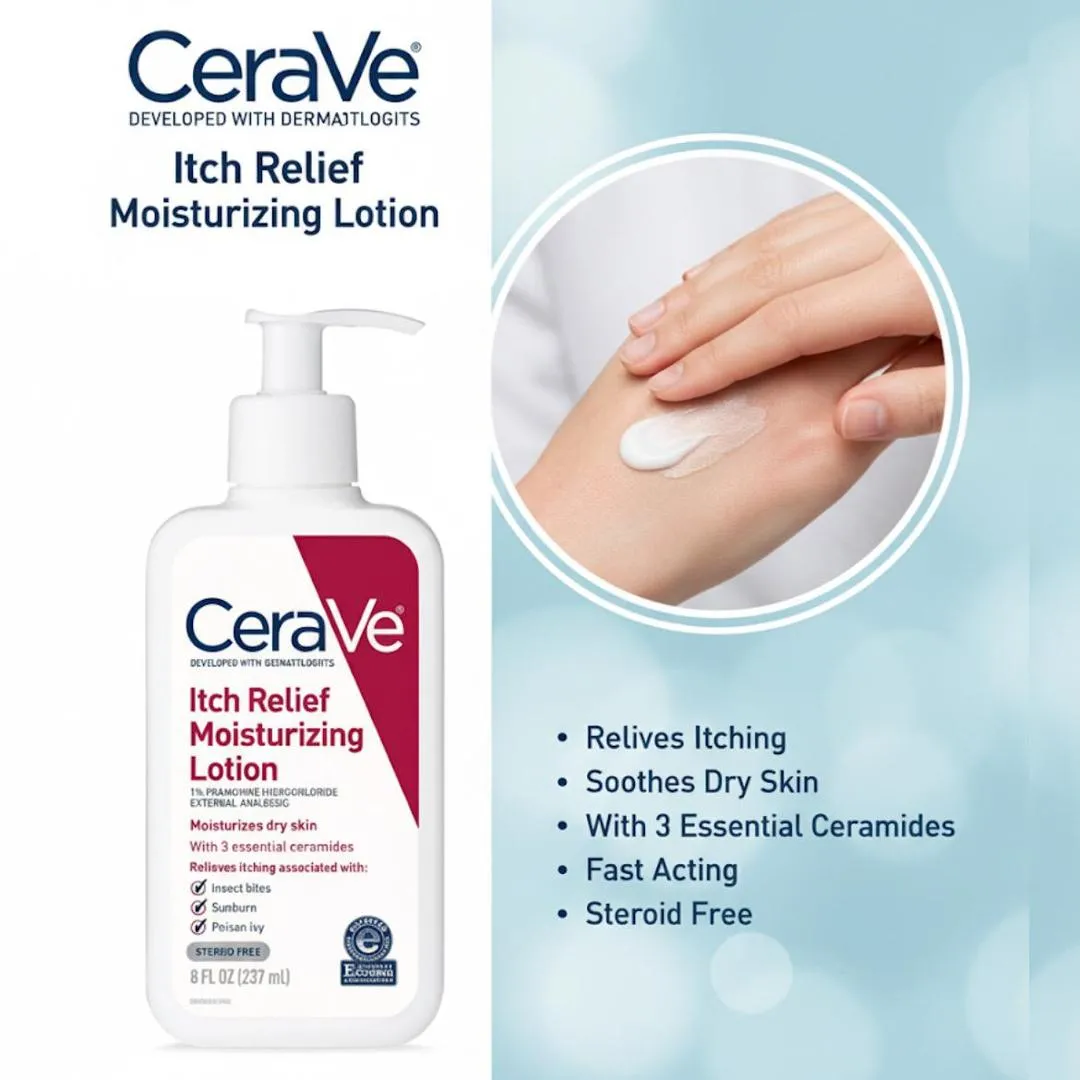 CeraVe Itch Relief Moisturizing Lotion