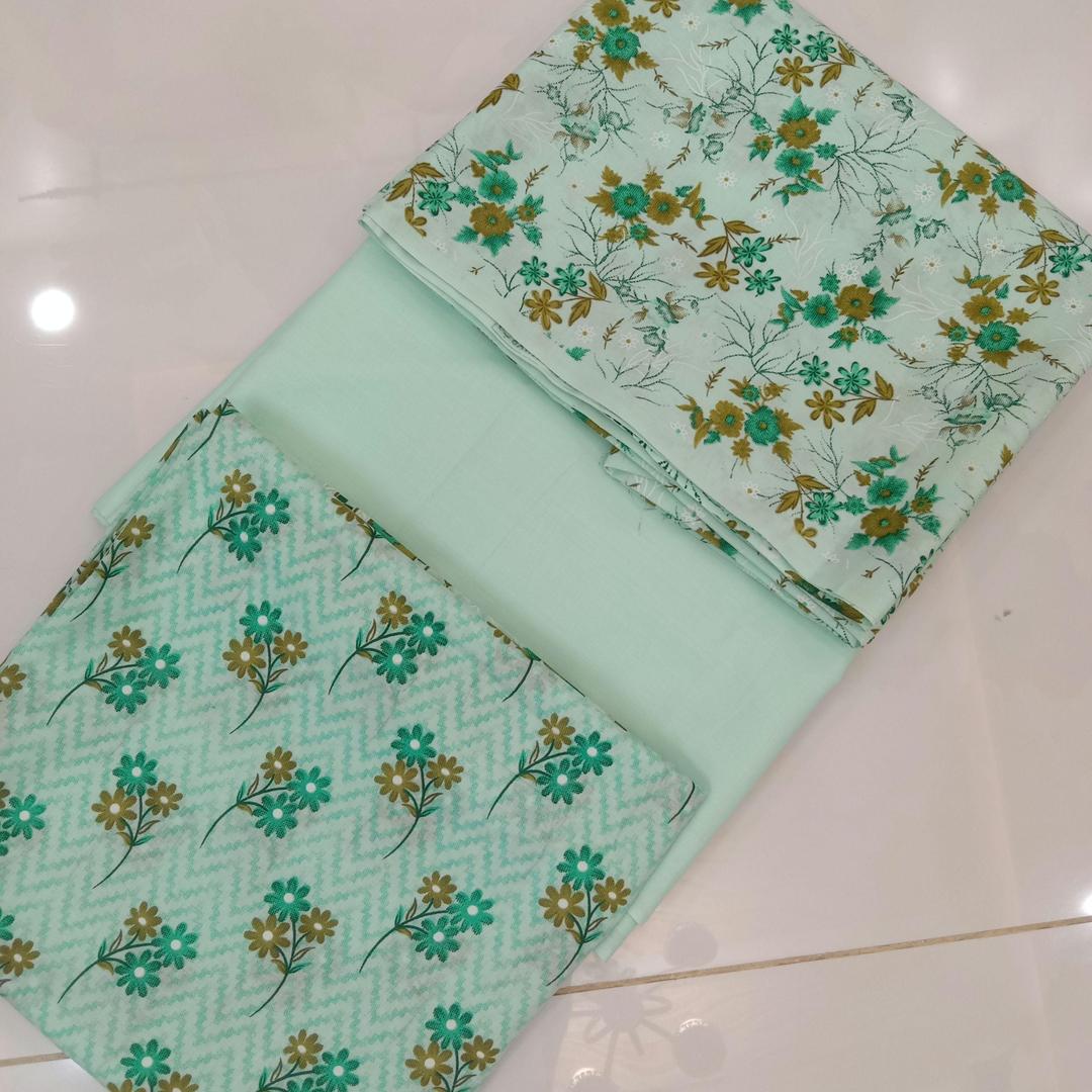 3 Pcs Women's Unstitched Printed Suit