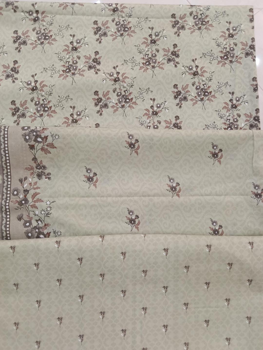 3 Pcs Women's Unstitched Digital Print Suit