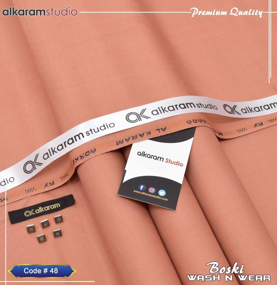 Men’s Unstitched Boski Plain Suit