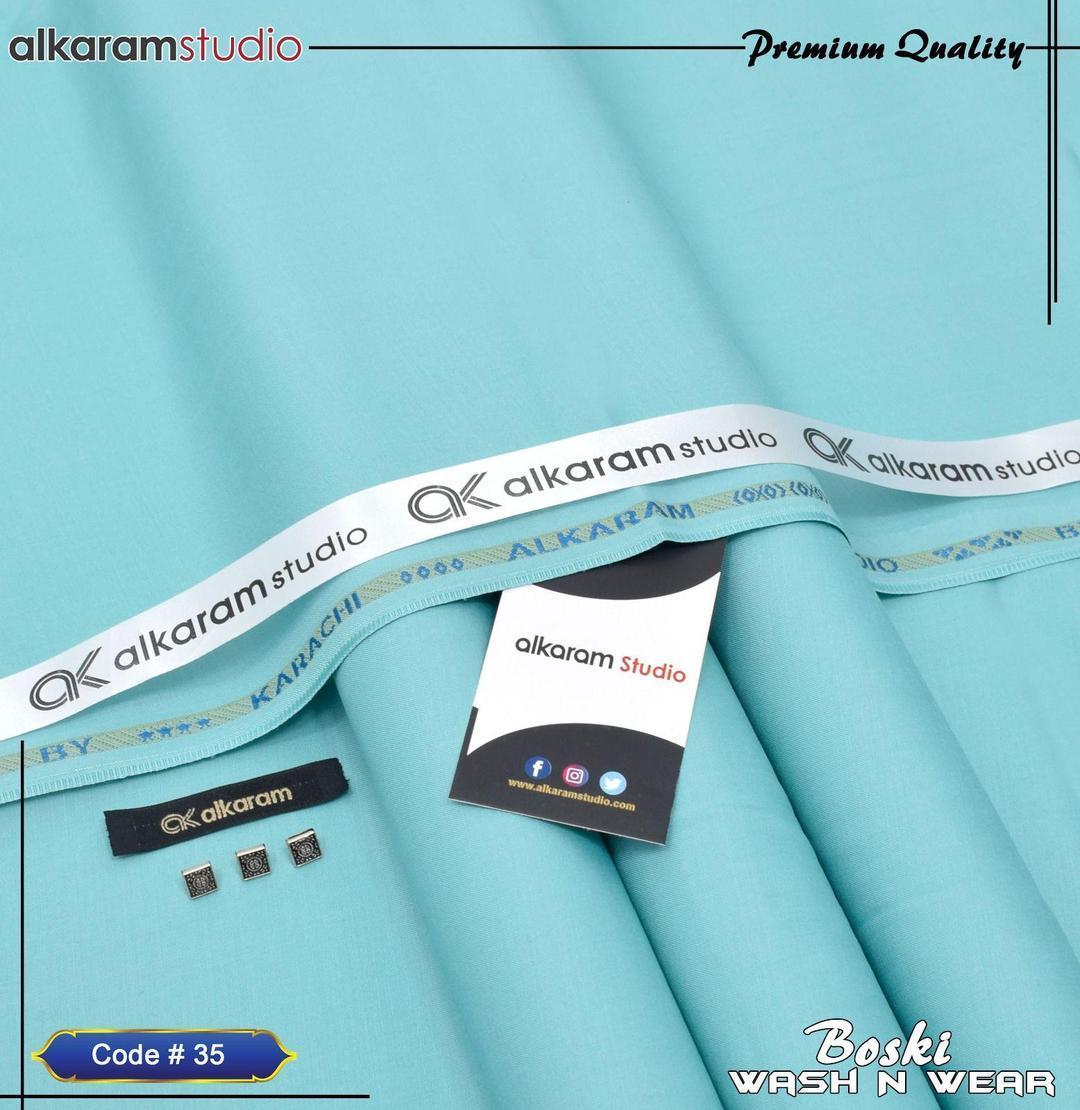 Men’s Unstitched Boski Plain Suit