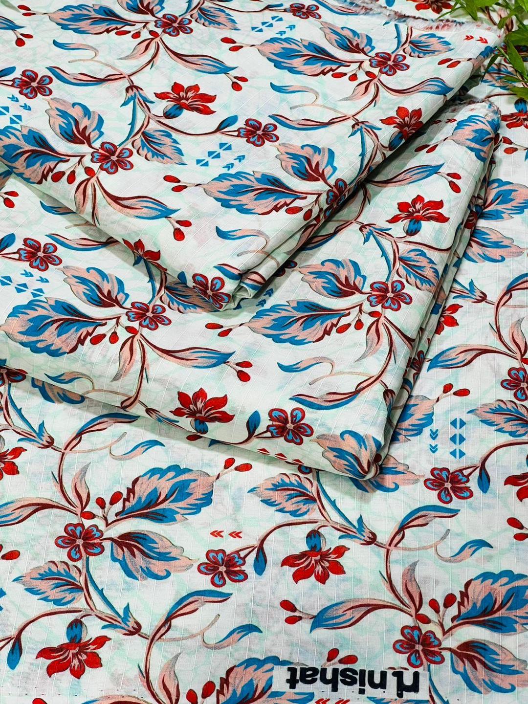 Stylish Multicolor Printed Suit - 2 Pcs of Lawn Fabric Elegance