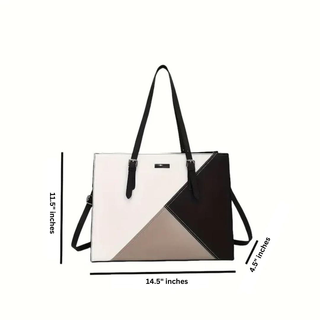 Women's PU Leather Plain Tote Bags