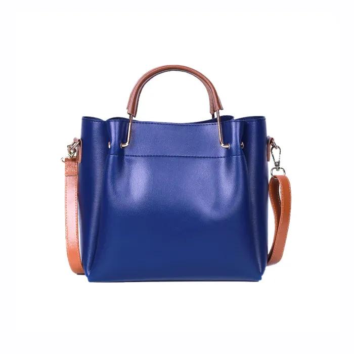 Women's PU Leather Plain Hand Bag