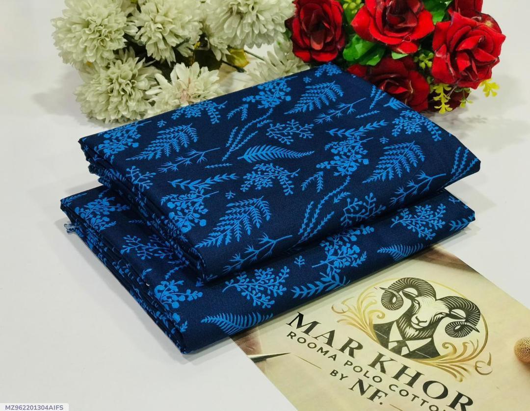 2 Pcs Women's Unstitched Printed Suit