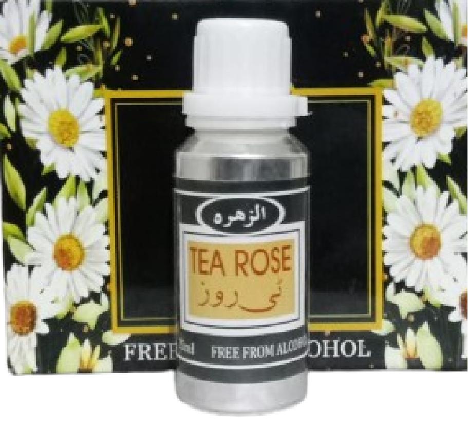 Long Lasting Tea Rose Attar by Zohra - Unisex Fragrance 1 Pcs