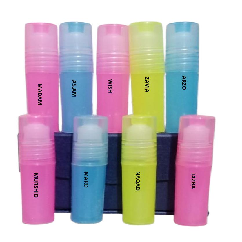 Long Lasting Unisex Attar - 9 Pcs of Refreshing Fragrance