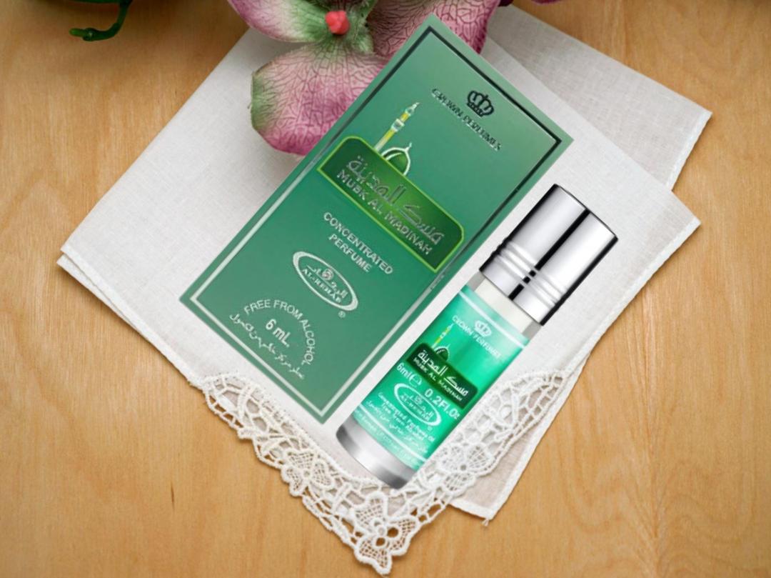 Al Rehab Musk Al Madinah Concentrated Perfume Oil – 6ml Roll-On For Men