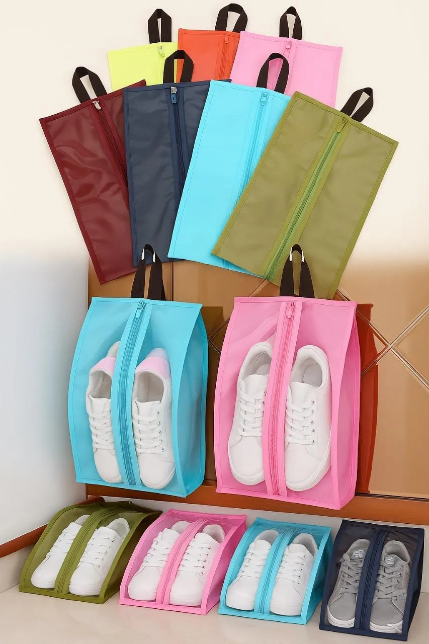 Pack Of 10 Shoe Organizer Travel Storage Bags