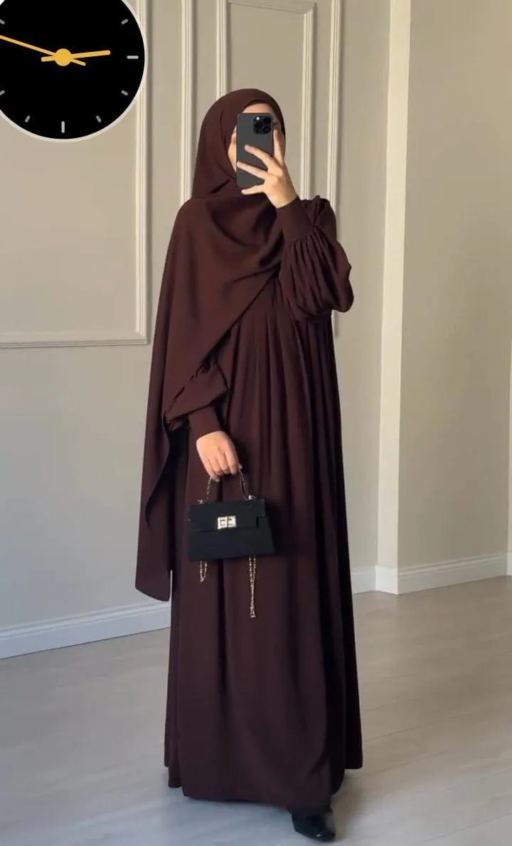 Fancy Abaya heavy Georgette Stuff With Stroller 