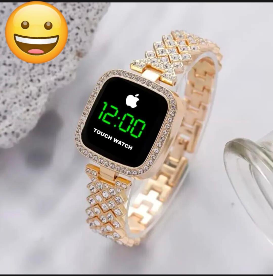 Stylish Women's Gold Analog Watch - 1 Pc