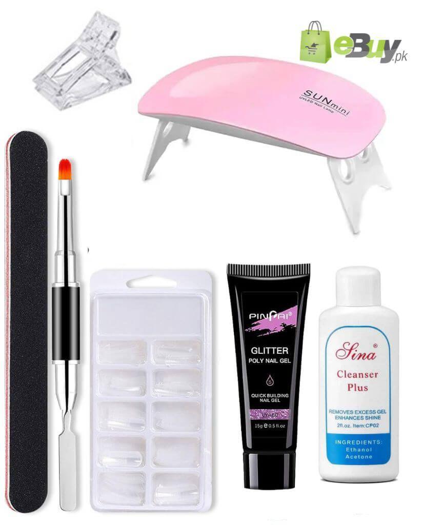 6 Pcs Pink Nail Art Tool for Smooth and Even Coverage