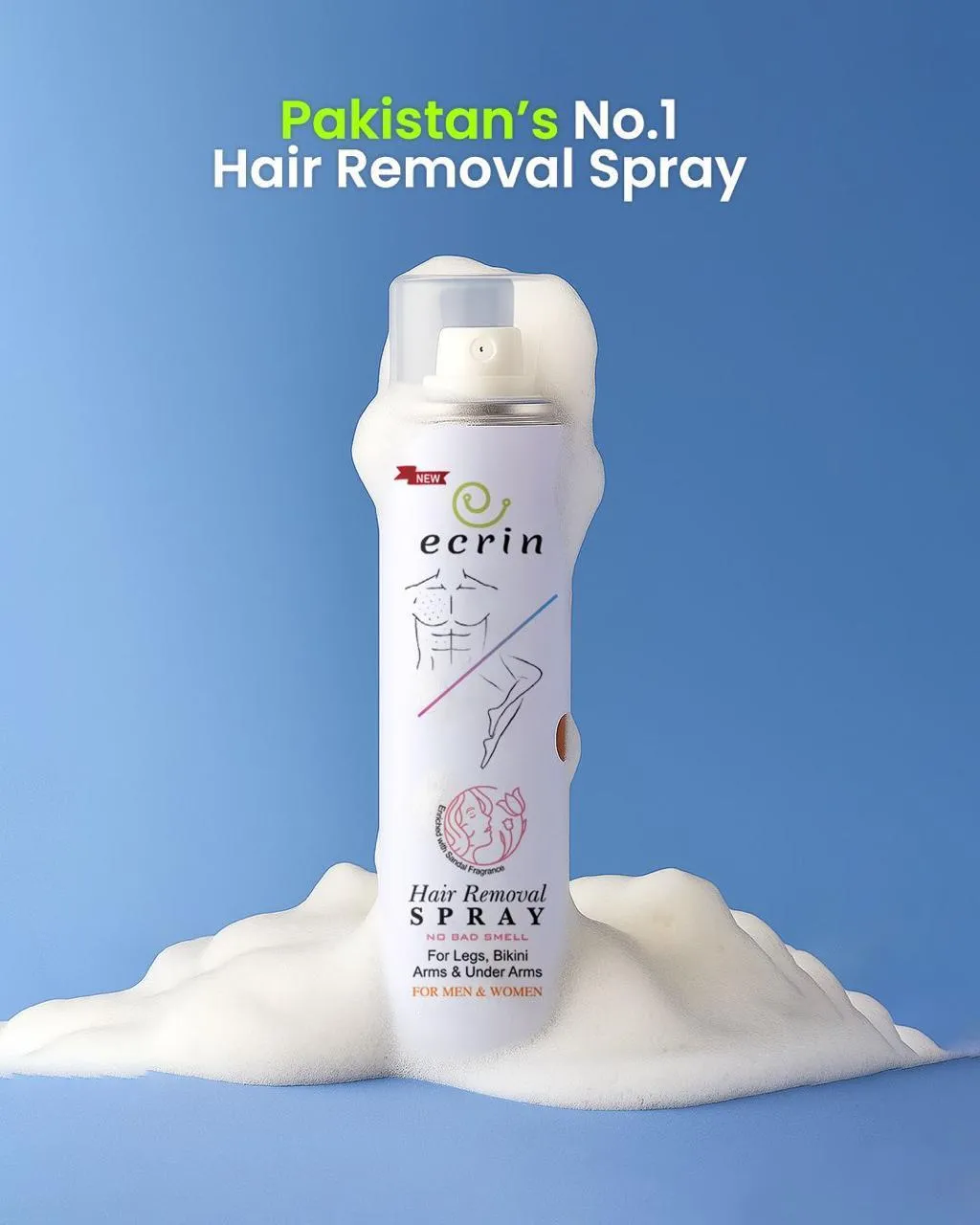 Slower Hair Regrowth Hair Removal Sprays 100 g - 1 Pc