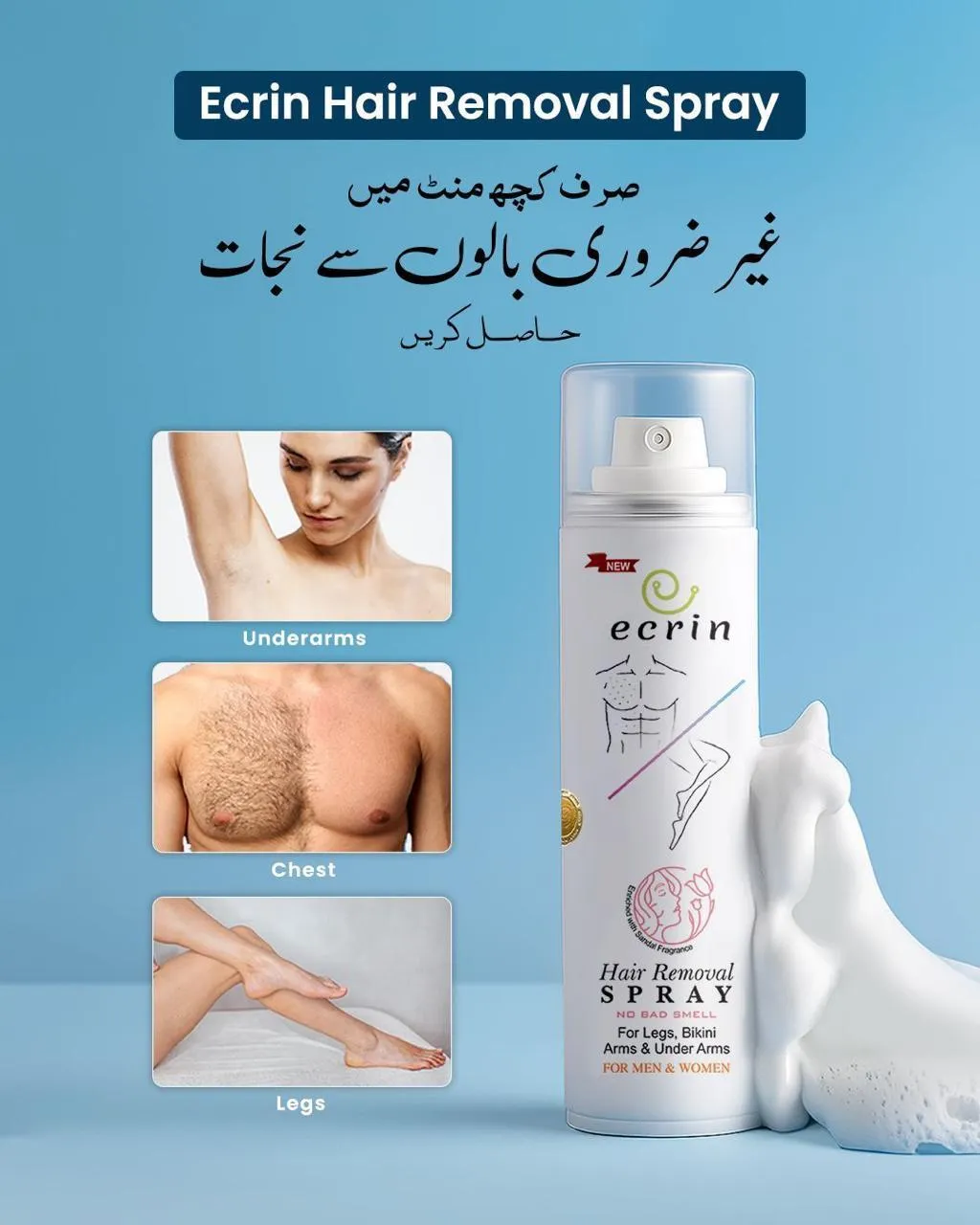 Slower Hair Regrowth Hair Removal Sprays 100 g - 1 Pc