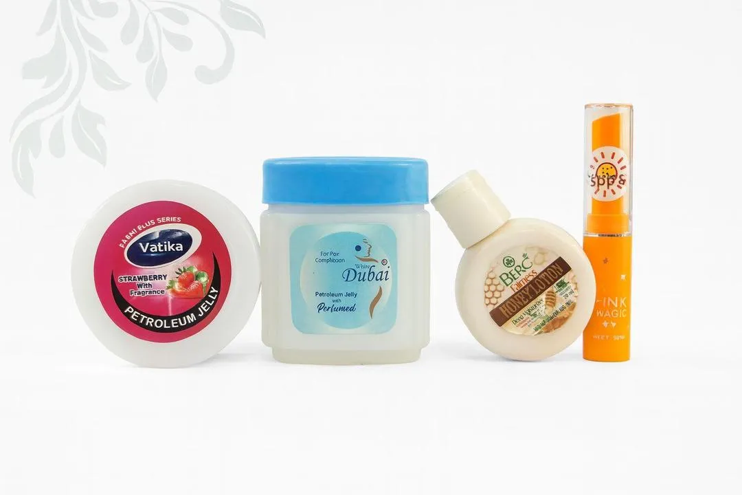 4 in 1 Multicolor Hand Cream & Lip Balm Set - 4 Pcs Makeup Deal