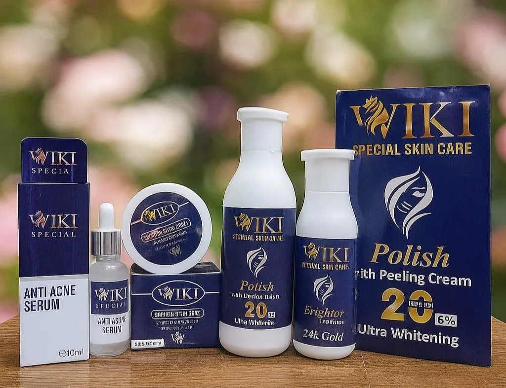 3 in 1 Skincare Bundle - 1 Pcs Skin Polisher, Face Cream & Face Serum