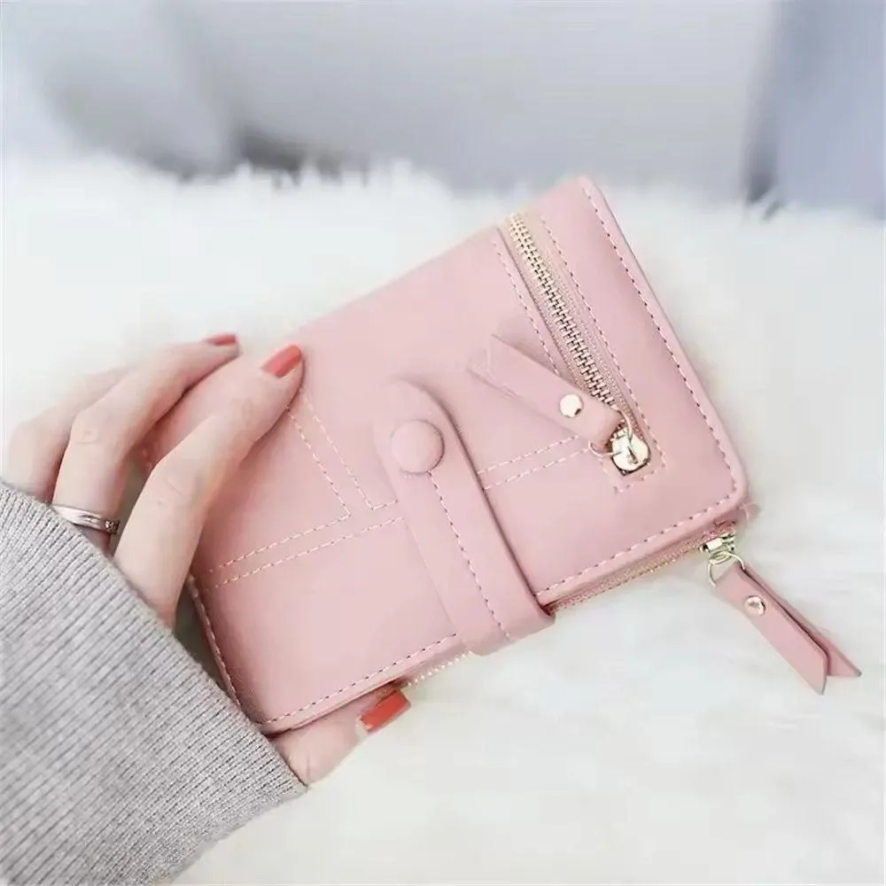 Women's Leather Plain Wristlet