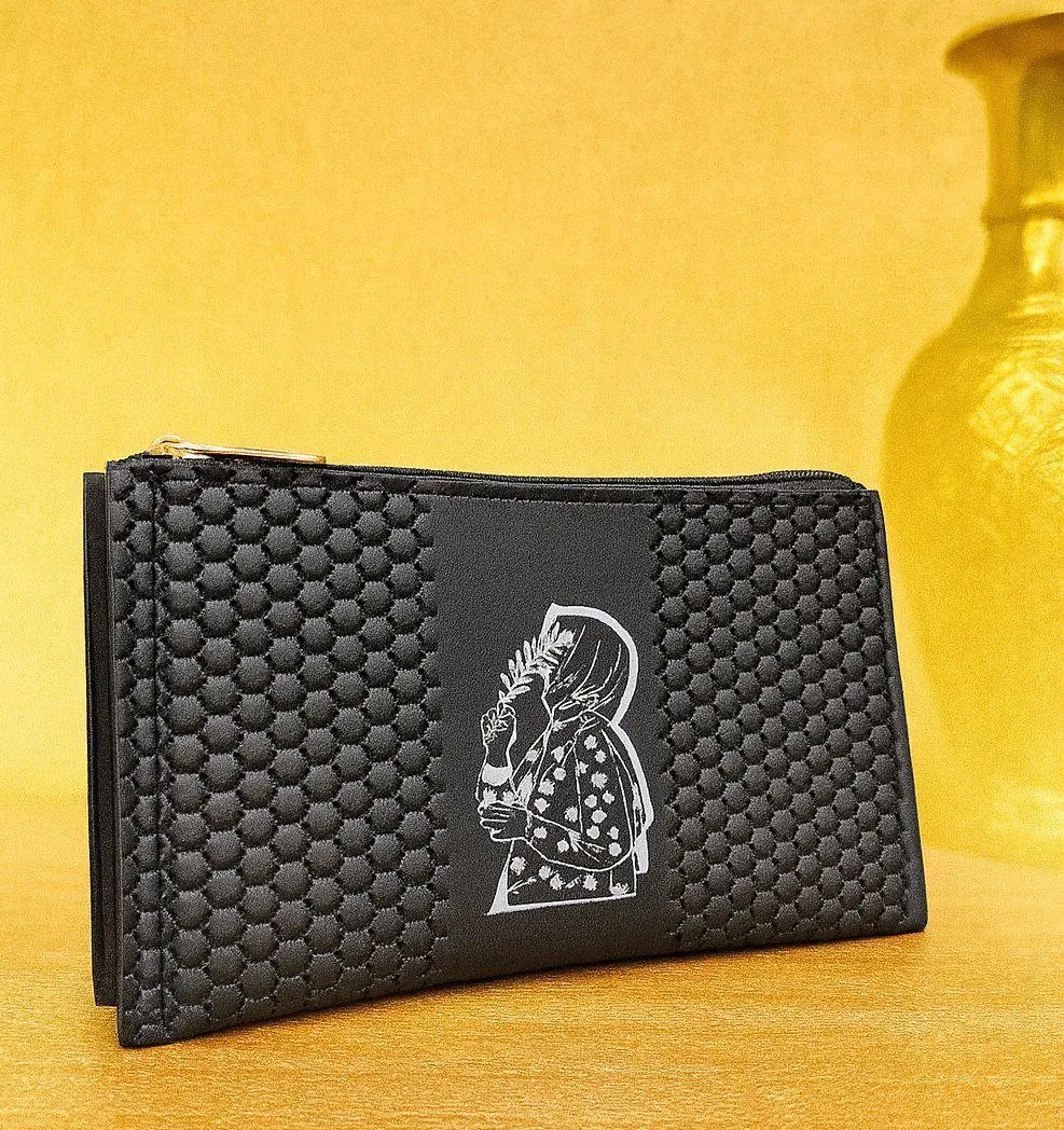 Girl's PU Leather Printed Wristlet