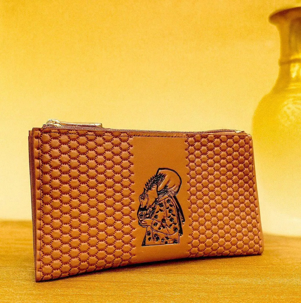 Girl's PU Leather Plain Wristlet