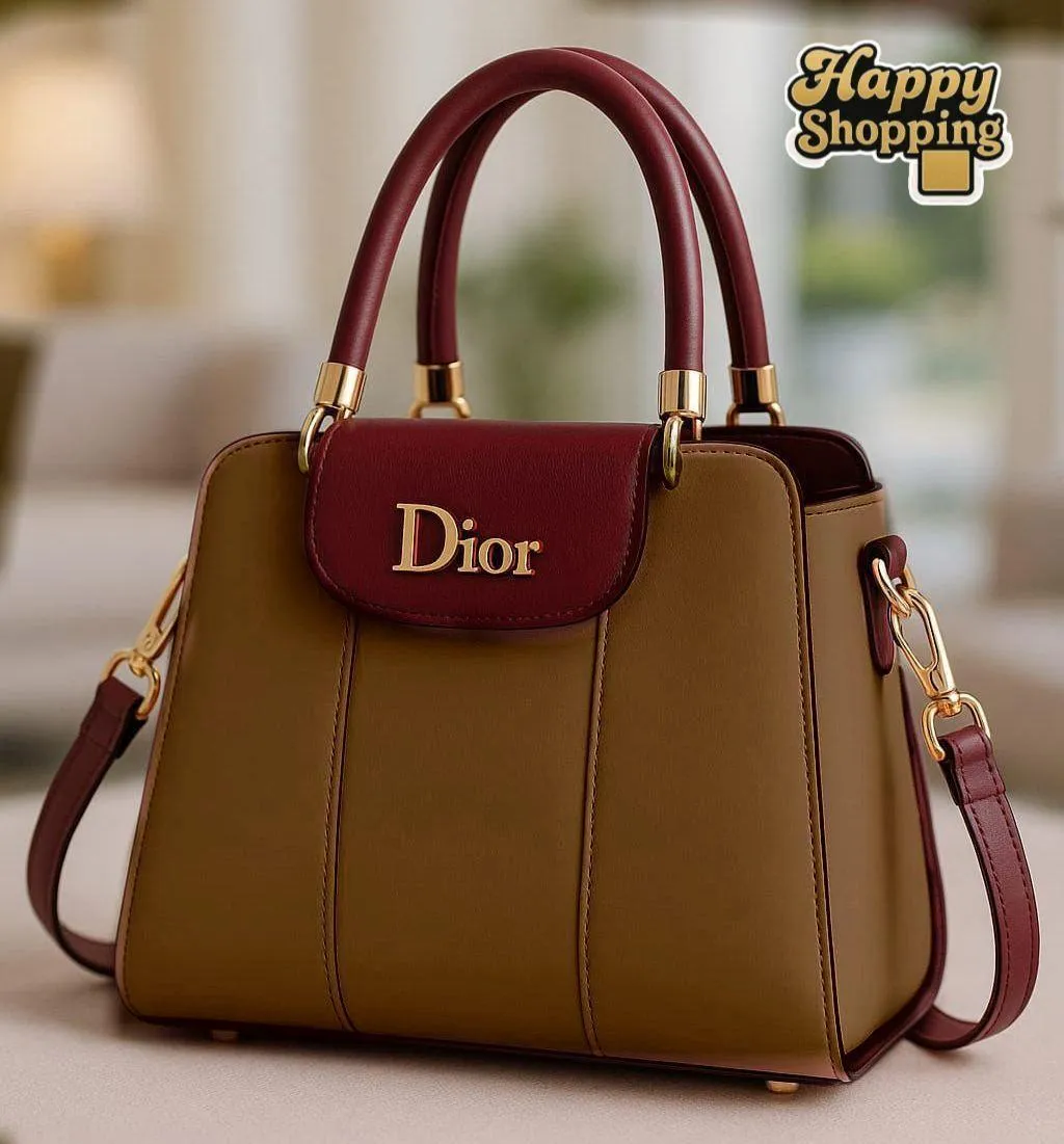 Women's PU Leather Plain Shoulder Bag
