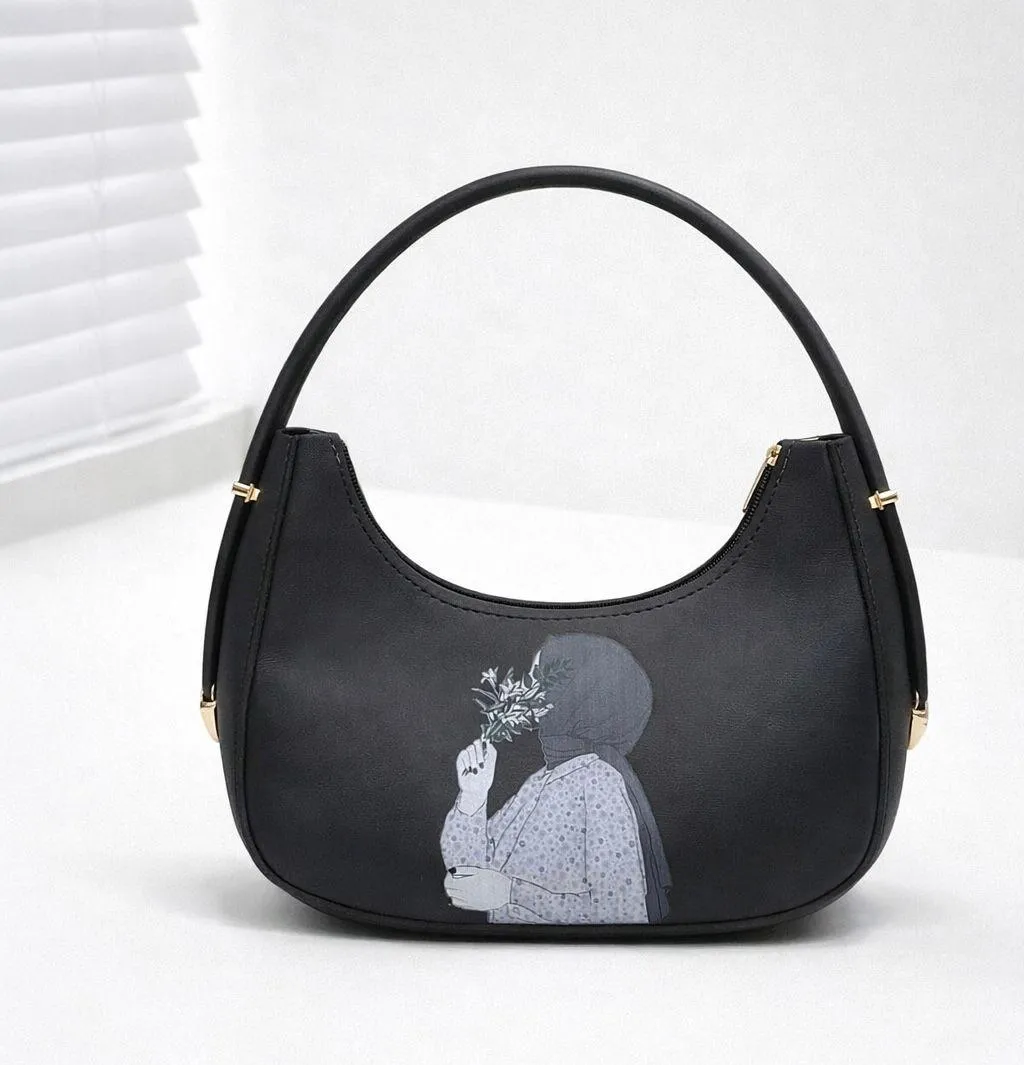 Girl's Leather Plain Shoulder Bag