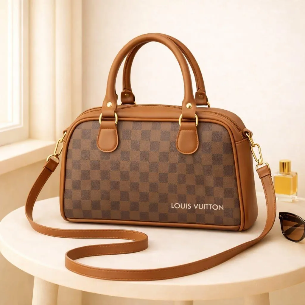 Girl's Leather Plain Shoulder Bag