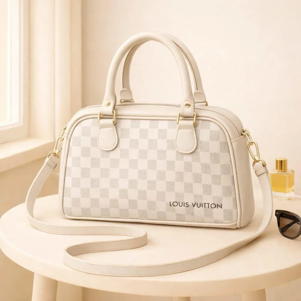 Girl's Leather Plain Shoulder Bag