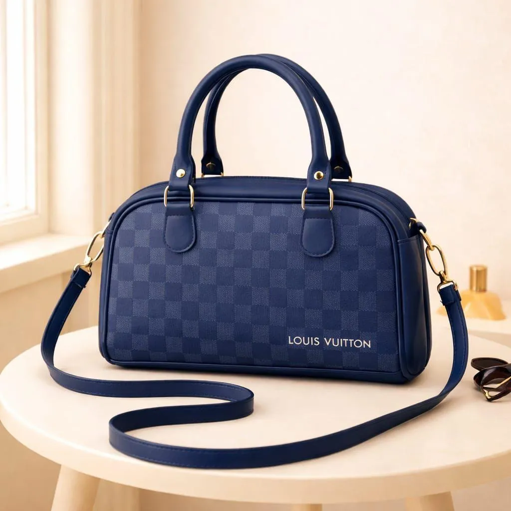 Women's Leather Plain Shoulder Bag