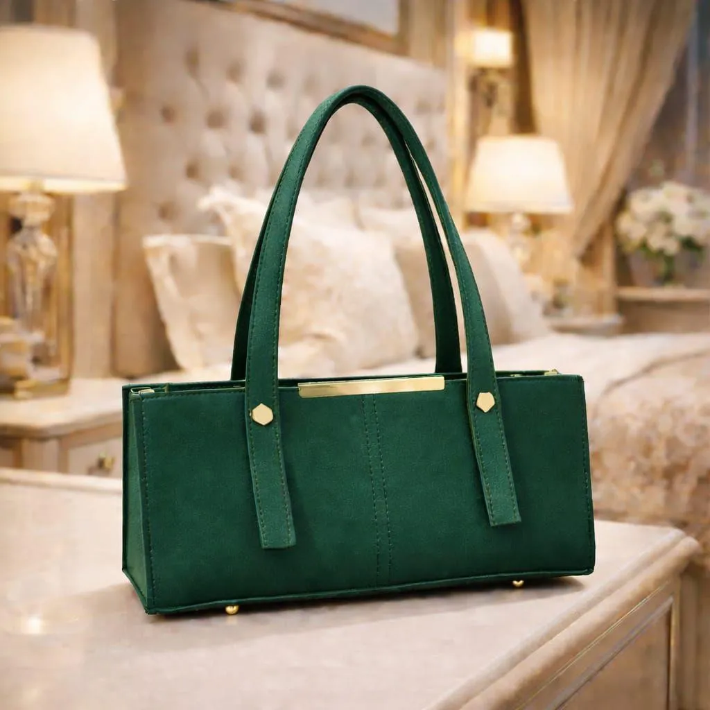 Girl's Leather Plain Shoulder Bag