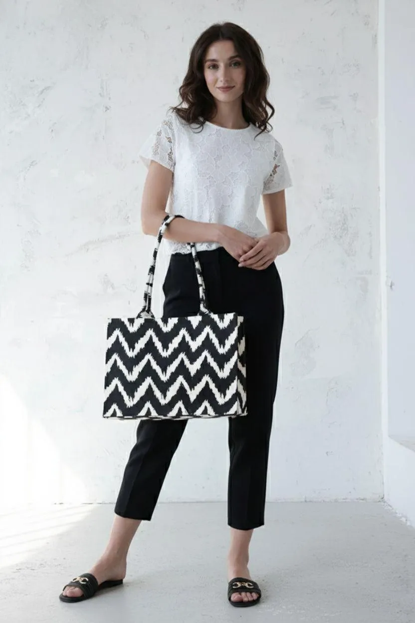 Girl's Canvas Printed Tote Bag