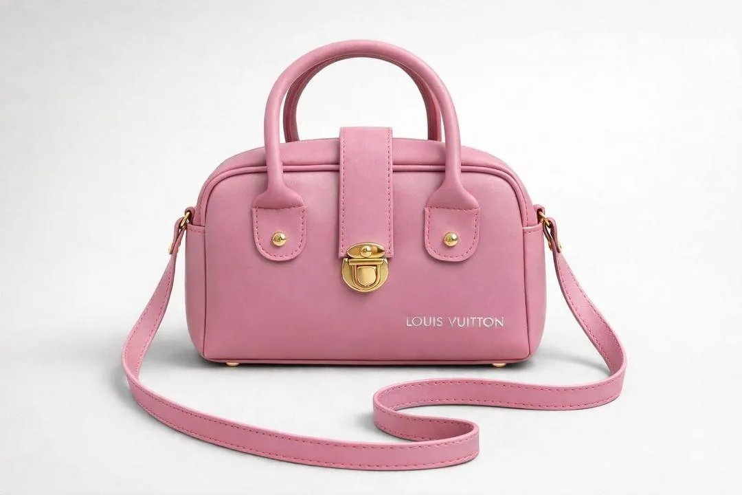 Women's Leather Plain Hand Bag