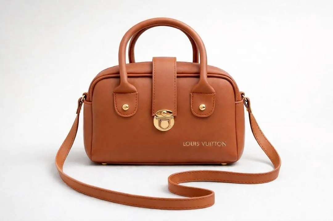 Women's Leather Plain Hand Bag