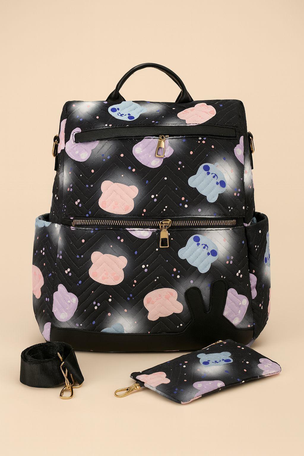 Girl's Nylon Backpack Set