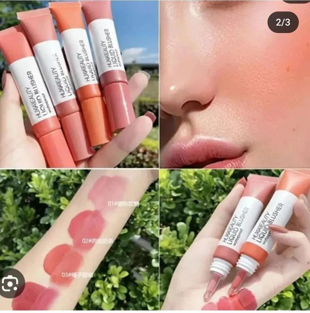4 Pcs Medium Coverage Multicolor Creamy Blush Set