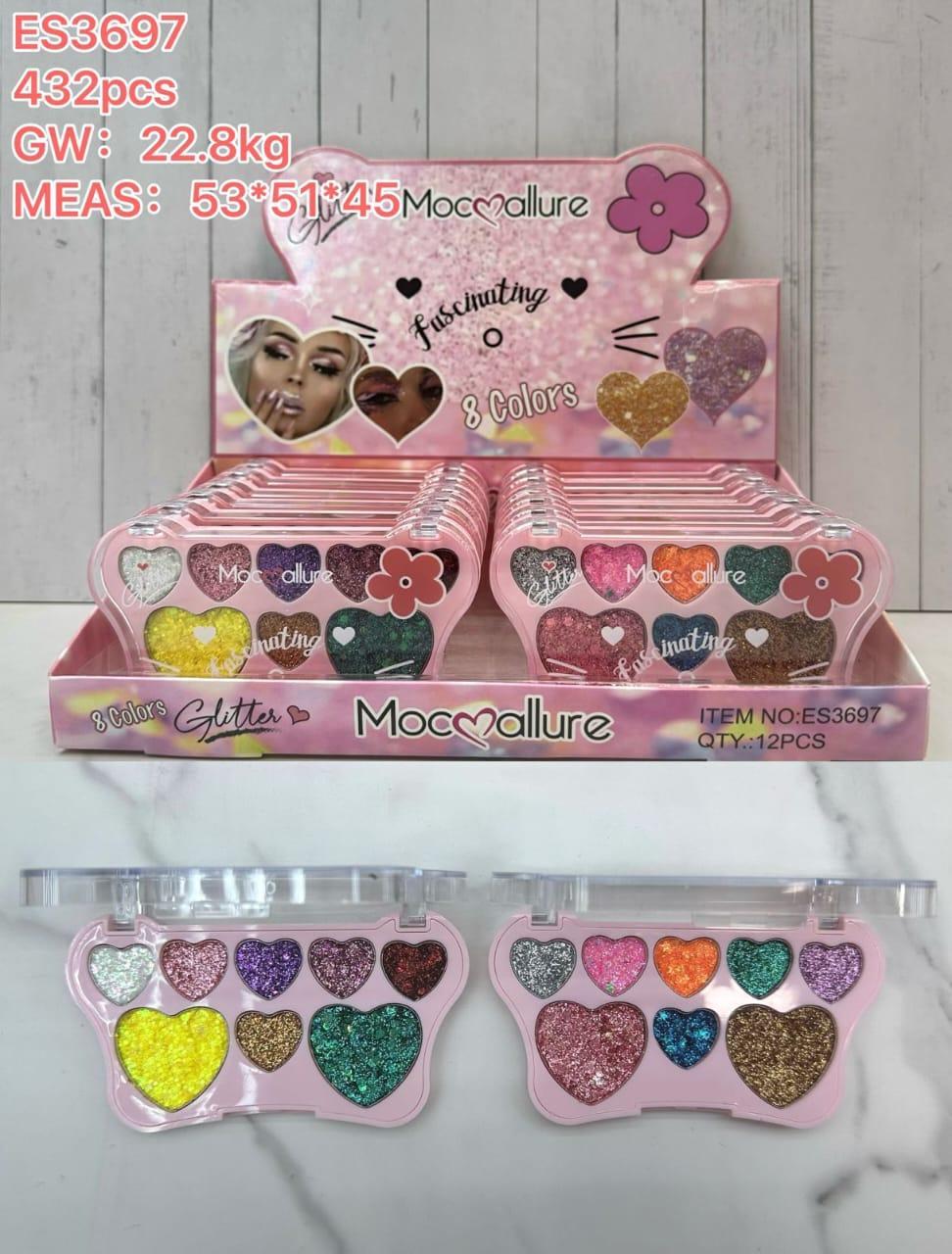 Magical Multicolor Matte & Glitter Eyeshadow Palette - Perfect 15g Collection